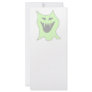 Pale Green and Gray Monster Cartoon Rack Cards