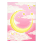 Pale Moon on Pink Invite