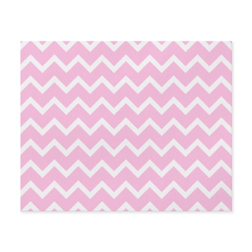Pale Pink and White Zigzag Pattern. Flyer Zazzle
