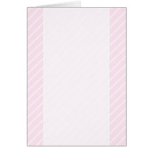 Pale pink Diagonal Stripes. Card