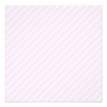 Pale pink Diagonal Stripes. Custom Invitation