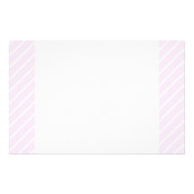 Pale pink Diagonal Stripes. Stationery Paper