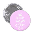 Pale Pink Keep Calm and Carry On
