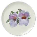 Pale Pink Orchids Dinner Plate