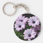 "Pale Purple Daisies" Keychain