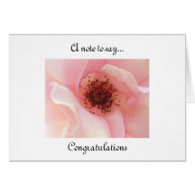 Pale Rose Greeting Cards