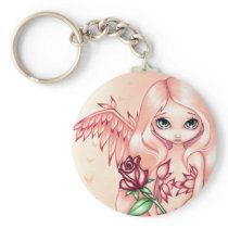 "Pale Rose" Keychain