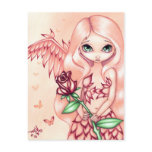 "Pale Rose" Postcard