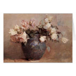 Pale Roses - Greeting Card