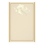 Pale Yellow Orchid Stationery