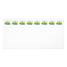 Pale Yellow Pansies Photo Greeting Card