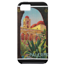 Palermo, Italy Vintage Travel Advertisement