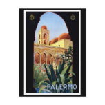 "Palermo" Vintage Travel Poster postcards