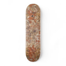 Palestine 15th Century Topography of the Holy Land Skate Boards