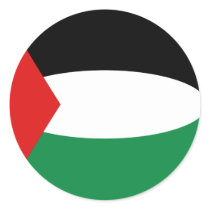 Palestine Fisheye Flag Sticker