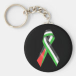Palestine flag ribbon Keyring Keychain