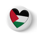 Palestine Heart Flag buttons