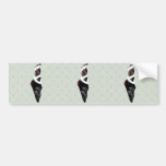 Palestine Trendy Peace Sign with Palestinian map Bumper Sticker