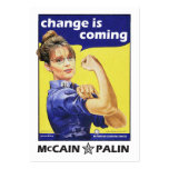 Palin 2008 Change is coming business cards