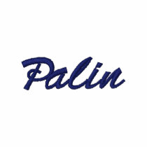 Palin 2012 Embroidered Polo