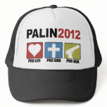 Palin 2012 hats