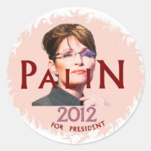 Palin 2012 Round Stickers