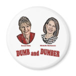 Palin and Bachmann Dumb and Dumber magnets