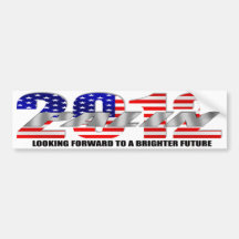 Palin brighter future 2012 bumper Sticker