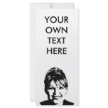 PALIN BUST NEW rack cards