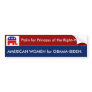 Palin for Princess of the Right-Wing Bumper Sticker
