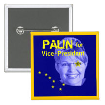 Palin for Veep Square Button
