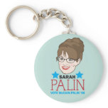 Palin Illustrated Keychain