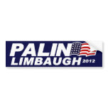 Palin Limbaugh 2012 bumper stickers
