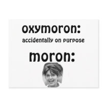 Palin  Oxymoron Postcard