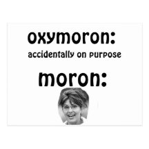 Palin  Oxymoron Postcard