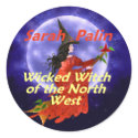 Palin Witch NW Sticker