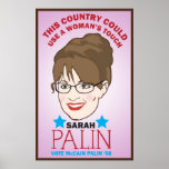 Palin, Woman's Touch Poster posters