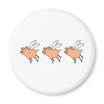 Palingates flying pigs Magnet