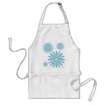 Palitroques azules. Apron