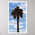 Palm Avenue (on white) Poster