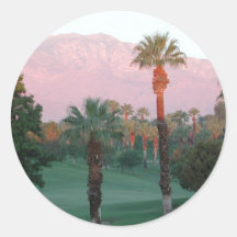 Palm Desert at Sunset Sticker