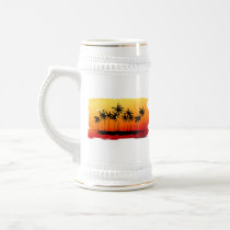 Palm Shadows at Sunset Mugs