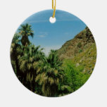 Palm Springs Scene Christmas Tree Ornaments