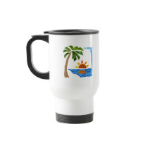 Palm, Sun & Sea Coffee Mugs