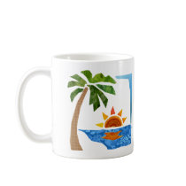 Palm, Sun & Sea Coffee Mug