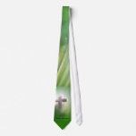 Palm Sunday Cross on Emerald Green Custom Ties