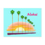 Palm Sunset Postcard