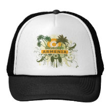 Palm Tree Armenia Trucker Hat