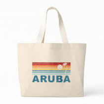 Palm Tree Aruba Canvas Bags