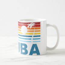 Palm Tree Aruba Mugs